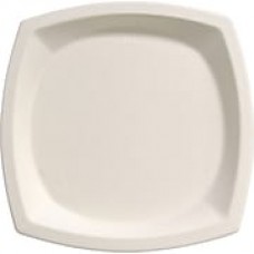 SOLO Bare™ Sugarcane Plates, 10", Ivory, 125/Pack