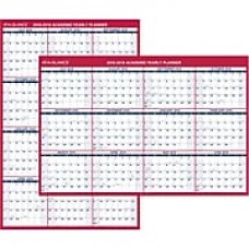 2018-2019 AT-A-GLANCE® Academic Vertical/Horizontal Reversible Erasable Wall Calendar, 12 Months, 32" x 48" (PM36AP-28-19)