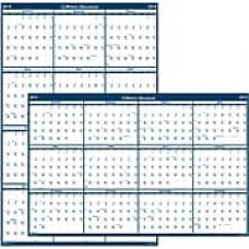 House of Doolittle 2019 Laminated Reversible Wall Planner Calendar 27 x 37 Inches (HOD396)