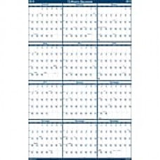 House of Doolittle 2019 Laminated Reversible Wall Planner Calendar 32 x 48 Inches (HOD3961)