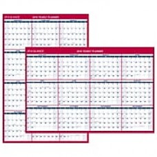 AT-A-GLANCE® Vertical/Horizontal Erasable Wall Calendar, 12 Months, January Start, Reversible, 48" x 32" (PM326-28-19)