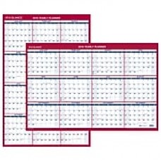 AT-A-GLANCE® Vertical/Horizontal Erasable Wall Calendar, 12 Months, January Start, Reversible, 36" x 24" (PM26-28-19)