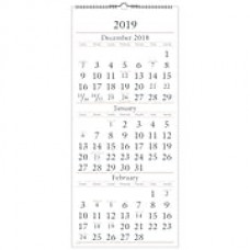 2019 AT-A-GLANCE® 3 Month Wall Calendar, 14 Months, December Start, 12" x 27" (SW115-28-19)