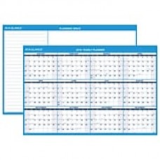 AT-A-GLANCE® Horizontal Erasable Wall Calendar, 12 Months, Reversible for Planning Space, 48" x 32" (PM300-28-19)