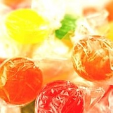 Tropical Fruit Hard Candy Disks, 5 lb. Bulk