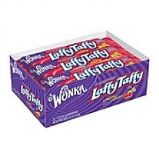 Wonka Laffy Taffy Cherry Stretchy Tangy 1.5 oz., 24 Bars