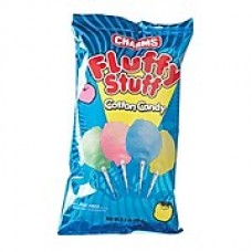 Charms Fluffy Stuff Cotton Candy Bag; 3.5 oz., 24 Bags/Order