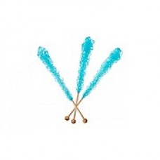 Light Blue Rock Candy Sticks, 36-piece tub