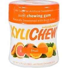 Xylichew Gum - Fruit - Jar - 60 Pieces - Case of 4