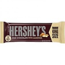 Hershey's Milk Chocolate Bars with Almonds King Size, 2.6 oz., 18/Box