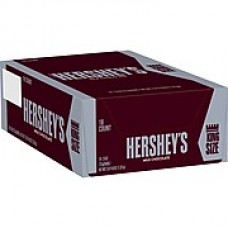 HERSHEY'S King Size Milk Chocolate Bar, 2.6 oz., 18 Count (HEC22000)