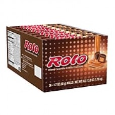 ROLO® Chewy Caramels in Milk Chocolate, 1.7 Ounces, 36/BX (HEC24400)