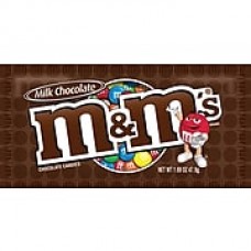 M&M's Milk Chocolate, 1.69 oz. Bags, 36/Bx