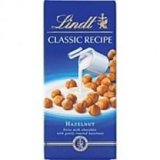 Lindt Classic Recipe Chocolate Bars, Hazelnut, 4.4 oz., 12 Bars/Box