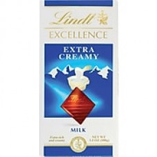 Lindt Excellence Chocolate Bars, Extra Creamy Milk Chocolate, 3.5 oz., 12 Bars/Box