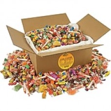 Office Snax All Tyme Assorted Candy Mix, Assorted, Resealable Container, 10 lb., 1 Box