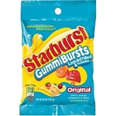 Starburst® GummiBurst Candy Peg Bag, 6 oz. Bags, 12 Bags/Box