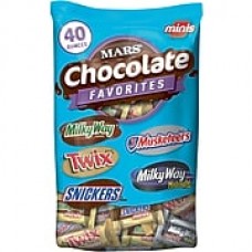 Mars® Chocolate Assorted Miniatures, 40 oz. Bag, 2/Bundle