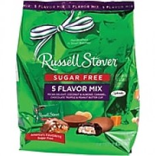 Russell Stover Sugar-Free Chocolates 5 Flavor Mix, 17.85 oz