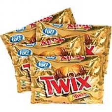 Twix Caramel Fun Size Candy, 4 Pack, 54.15 Oz.