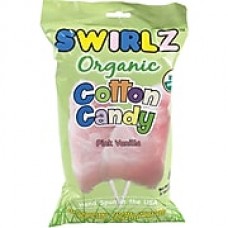 Swirlz Organic Cotton Candy Pink Vanilla, 3.1 oz, 12 Count (11794CS)