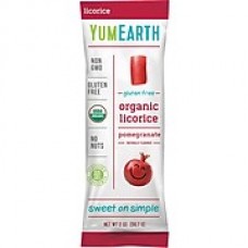 YumEarth Organic Gluten Free Pomegranate Licorice, 2 oz., 12 Count (1183)