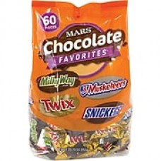 Mars Chocolate Fun Size Variety Mix, 29.7 Oz, 60 Count (209-00324)