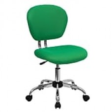 Flash Furniture Mesh Computer and Desk Office Chair, Armless, Bright Green (H2376FBRGRN)