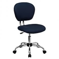 Flash Furniture Mesh Computer and Desk Office Chair, Armless, Navy (H2376FNAVY)