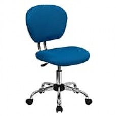 Flash Furniture Mesh Computer and Desk Office Chair, Armless, Turquoise (H2376FTUR)