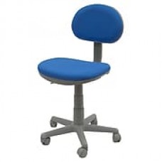 Studio Designs Fabric Computer and Desk Office Chair, Armless, Blue (18519)