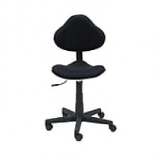 Studio Designs Fabric Mode Fabric Computer and Desk Office Chair, Armless, Black (18522)