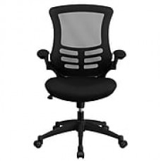 Flash Furniture Mesh Computer and Desk Office Chair, Adjustable Arms, Black (BLX5MBK)