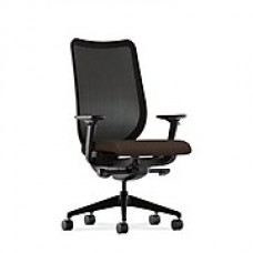 HON Nucleus Fabric Executive Office Chair, Adjustable Arms, Espresso (HONN103CU49)