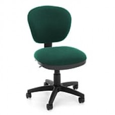 OFM Lite Use Fabric Computer and Desk Office Chair, Armless, Teal (845123028940)