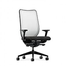 HON Nucleus Fabric Executive Office Chair, Adjustable Arms, Iron Ore (HONN102CU19)