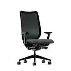 HON Nucleus Fabric Computer and Desk Office Chair, Adjustable Arms, Gray (HONN103AB12)