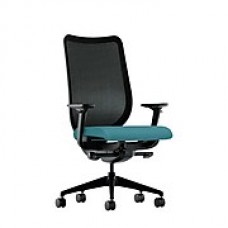 HON Nucleus Fabric Executive Office Chair, Adjustable Arms, Glacier (HONN103CU96)