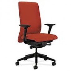 HON Nucleus Fabric Computer and Desk Office Chair, Adjustable Arms, Poppy (HONN104CU42)