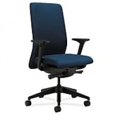 HON Nucleus Fabric Computer and Desk Office Chair, Adjustable Arms, Regatta (HONN104NR90)