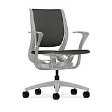 HON Purpose Fabric Executive Office Chair, Adjustable Arms, Iron Ore/Platinum (HONRW102PTCU19)