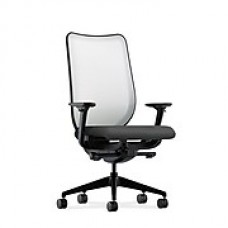 HON Nucleus Fabric Executive Office Chair, Adjustable Arms, Charcoal (HONN102NT19)