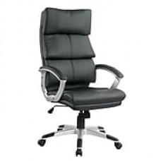 TygerClaw Modern High Back Leather Office Chair  White (TYFC2208)