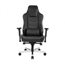 Akracing™ Office Series Onyx Deluxe Top Grain Leather Office Chair, Black, 4D Adjustable (AK-ONYXDELUXE)