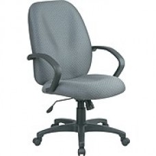 Office Star™ Fabric Executive Office Chair, Gray, Fixed Arm (EX2654-226)