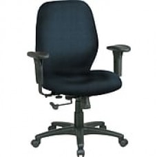 Office Star™ Fabric Managers Office Chair, Blue Galaxy, Adjustable Arm (3121-296)