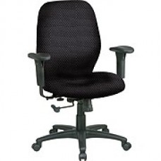 Office Star® Fabric Managers Office Chair, Graphite, Adjustable Arm (3121-320)