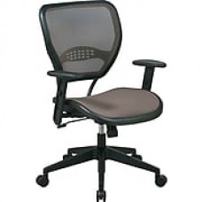 Office Star SPACE Mesh Managers Office Chair, Adjustable Arms, Latte (55-88N15)