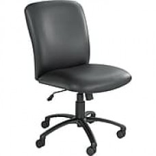 Safco Uber Big & Tall Fabric Computer and Desk Office Chair, Armless, Black (3490BV)