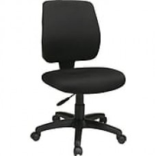 Office Star WorkSmart Fabric Computer and Desk Office Chair, Armless, Black (33101-30)